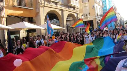 Celebración del Día del Orgullo LGTBI+ en Logroño el pasado 29 de junio.