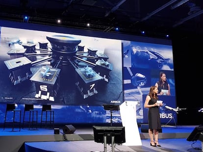Airbus presenta su estrategia con drones en el Media Day, celebrado en Toulouse.