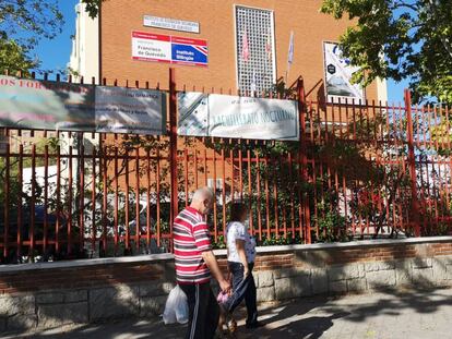 El instituto del distrito de San Blas, en Madrid capital, donde estudia la víctima de la agresión.