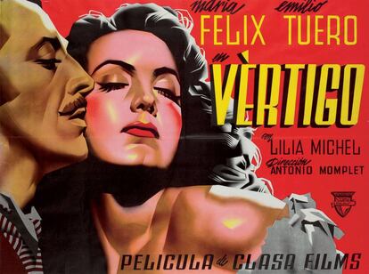 Cartel de la pel&iacute;cula &#039;V&eacute;rtigo&#039;.