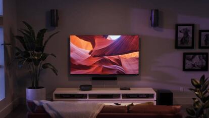 Televisor con fondo de Fire TV