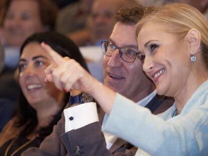 Alberto Núñez Feijóo y Cristina Cifuentes, en una imagen de archivo.
