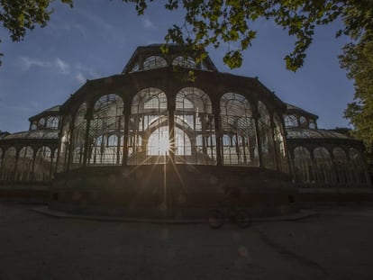 El palacio de cristal del Retiro. 