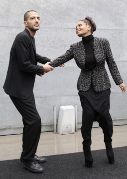 Janet Jackson y su esposo, el millonario qatarñi Wissam Al Mana, en 2013.