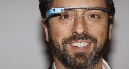 Sergey Brin con Google Glass.