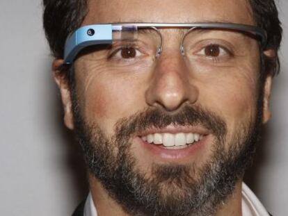 Sergey Brin con Google Glass.