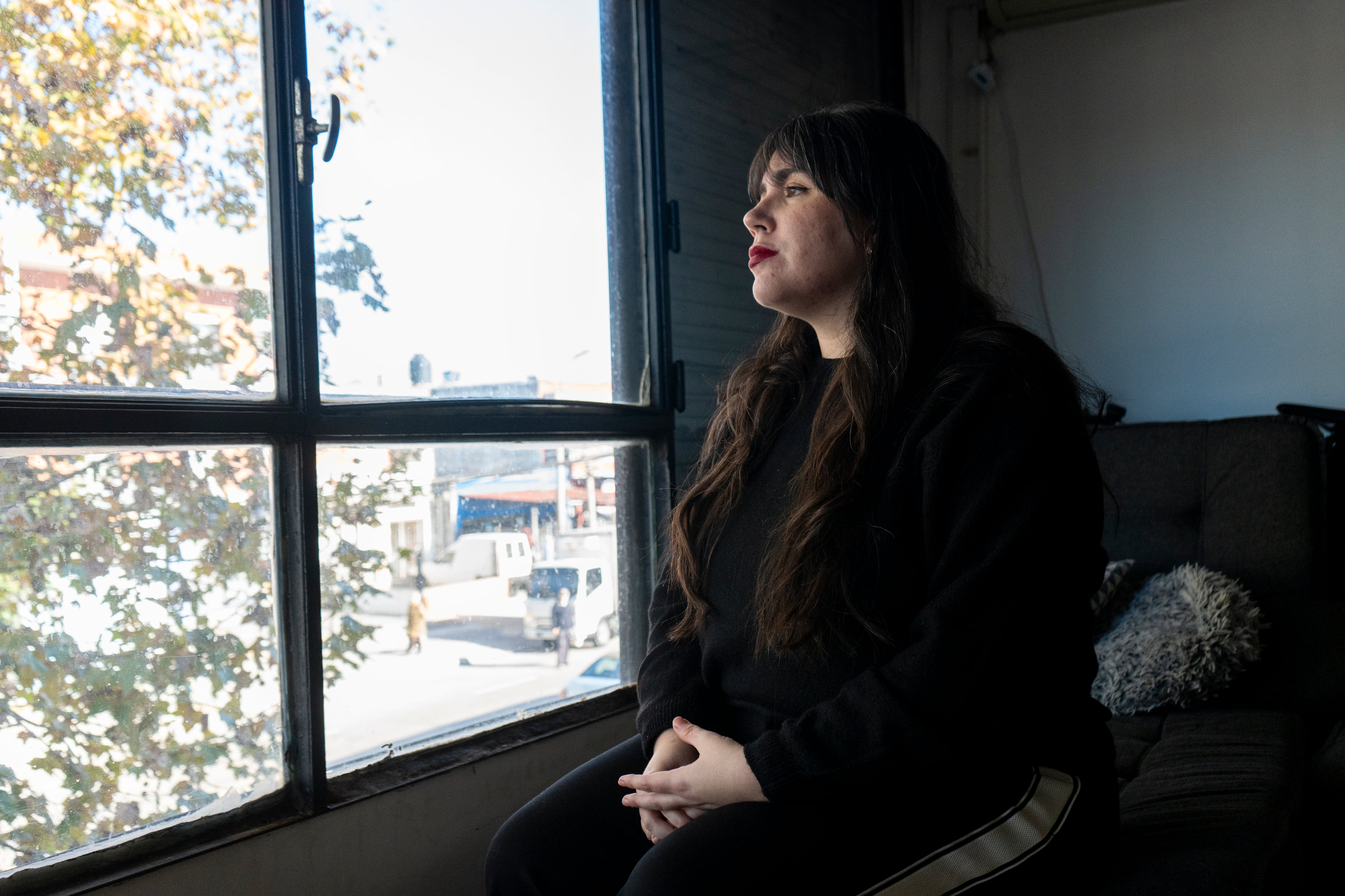 Lucia Vazquez en su casa, en Montevideo Uruguay, el 19 de mayo.