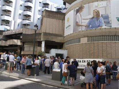 Los trabajadores del hospital 