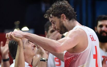 Scariolo y Pau Gasol.