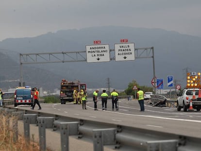 El lloc de l&#039;accident.