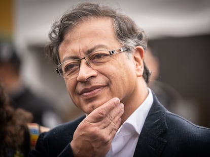 Gustavo Petro, en Bogotá, el 29 de mayo de 2023.