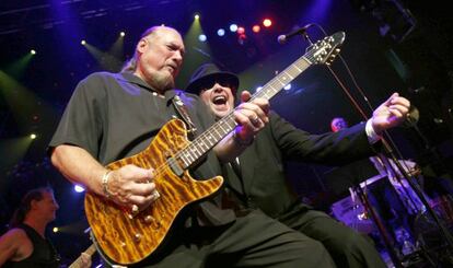 El guitarrista Steve Cropper, en una actuaci&oacute;n en Madrid. 