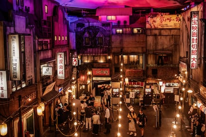 Uno de los espacios del Museo del Ramen de Yokohama. 