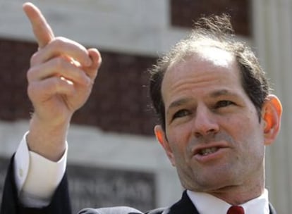 El gobernador del estado de Nueva York, Eliot Spitzer.