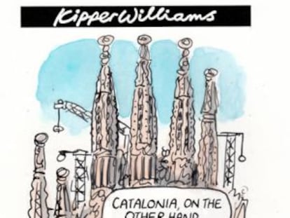 "Cataluña, por el contrario, está acabada, decía The Guardian"