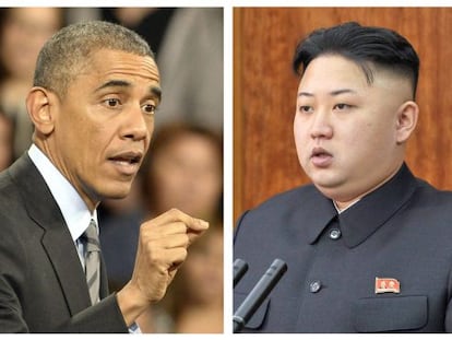 Obama a Las Vegas i Kim Jong-un, en el seu discurs de Cap d'Any.