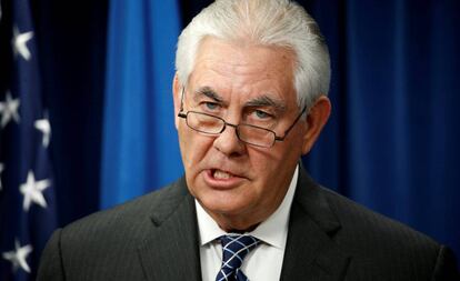 Rex Tillerson, a principios de marzo
