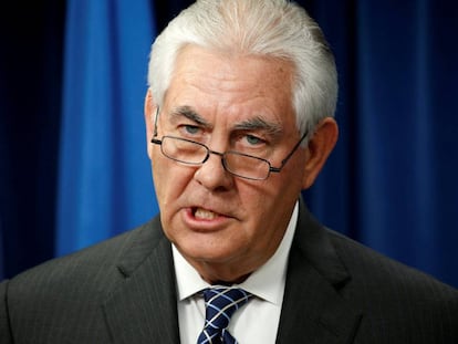 Rex Tillerson, a principios de marzo