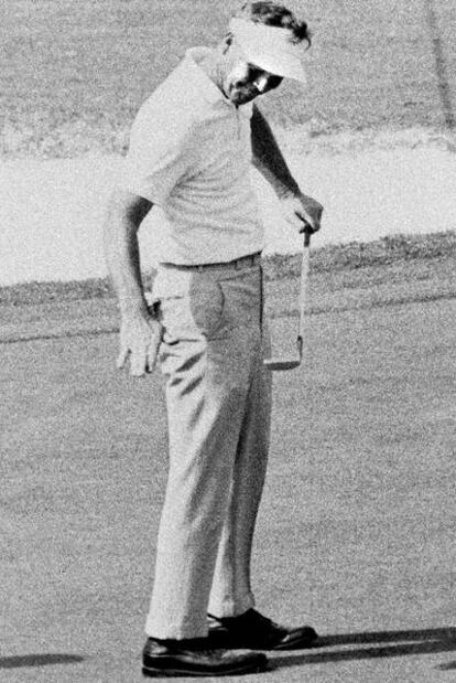 Arnie, en el Masters de 1964, que ganó.