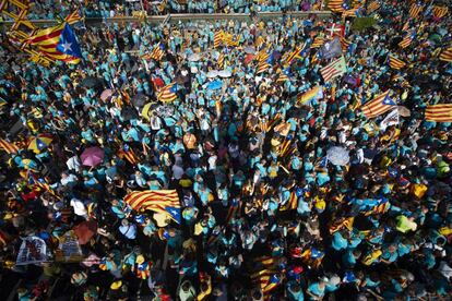 Una imagen de la Diada de 2019.