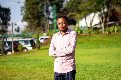 Daniel Motaung, exmoderador de Facebook, en Nairobi el pasado mes de septiembre.
