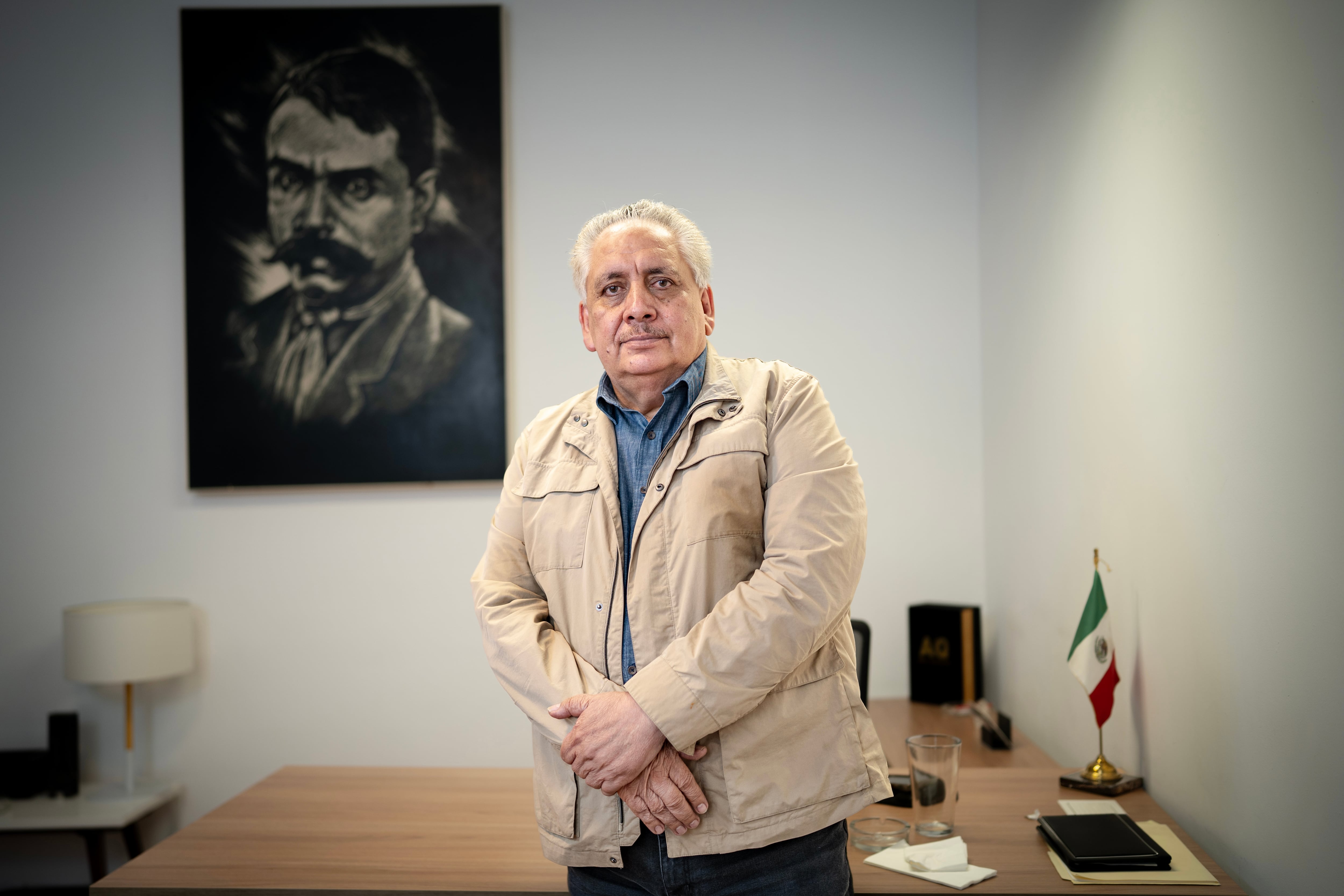 Guadalupe Acosta Naranjo en las oficinas de la organización Somos México, en Ciudad de México, el 23 de julio.