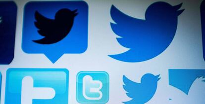 Logos de Twitter.