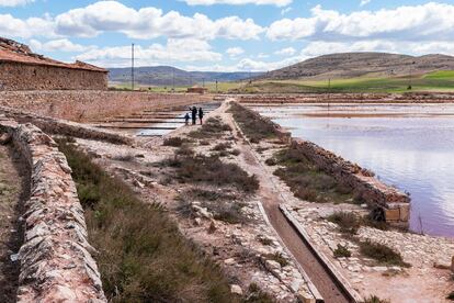 Las salinas de Imón, junto al pueblo del mismo nombre y a unos 14 kilómetros de Sigüenza.