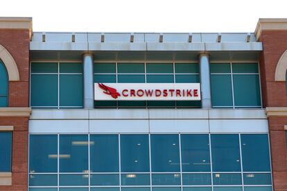 Oficina de la compañía CrowdStrike en Sunnyvale (California).