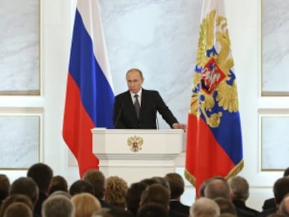Putin se dirige este jueves a la Asamblea Federal rusa
