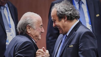 Blatter i Platini, el maig d'aquest any.