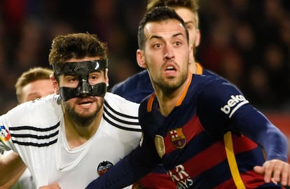 Barragán y Sergio Busquets.