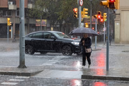 Lluvias esta tarde en Barcelona.