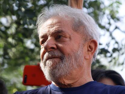 El expresidente brasileño, Lula da Silva, en 2018.