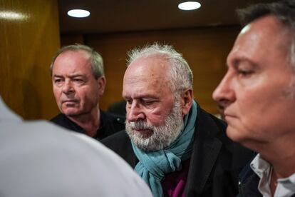 El antiguo sacerdote Bernard Preynat durante su juicio en Lyon a comienzos de año