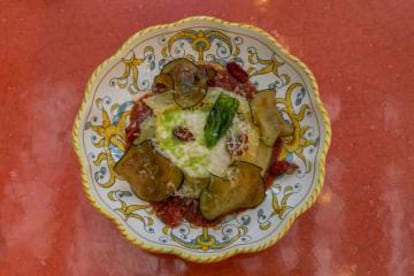 'Girella Alla Norma', uno de los platos de de Bel Mondo.