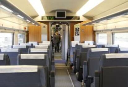 Interior de un tren de lalta velocidad de Renfe. EFE/Archivo