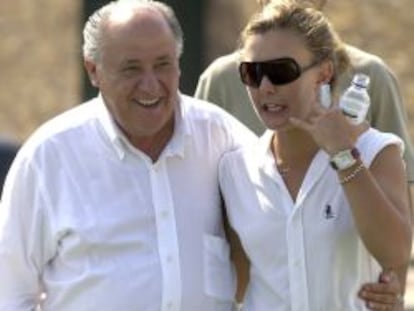 Amancio Ortega y su hija Marta