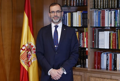 Camilo Villarino, tras su nombramiento como jefe de la Casa del Rey, este lunes.