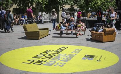 La plaza de Pérez Bustillo, nuevo emplazamiento elegido por la Comunidad para La Noche de los Libros.