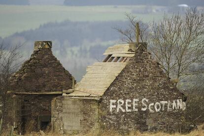 Una casa abandonada cerca de Blackford, Escocia.