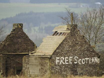 Una casa abandonada cerca de Blackford, Escocia.
