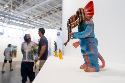 Obra expuesta durante la feria de arte CAN, en Ibiza.
