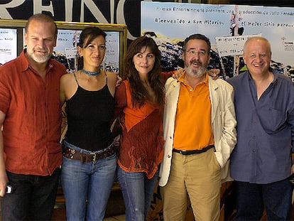 De izquierda a derecha, Lluís Homar, Laura Mañá, Ana Fernández, Ferran Rañé y Juan Echanove.