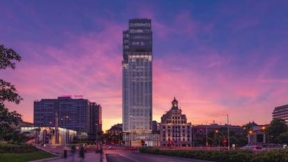 Perfil de las futuras Torres Colón. 