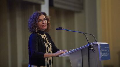 La ministra de Hacienda y Función Pública, María Jesús Montero.