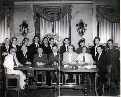 El casino del hotel Nacional, en los años cincuenta.