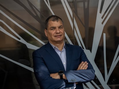 Rafael Correa in Mexico City, in November 2019.