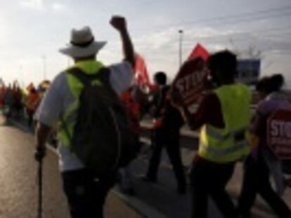 Las marchas del 22-M aglutinan a distintos movimientos sociales  parados, educación, sanidad y desahuciados