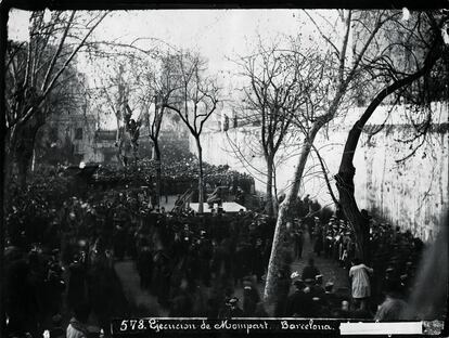 Ejecución de Mompart. Barcelona, 1892.